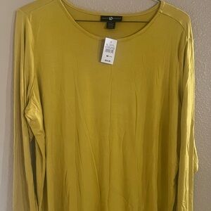 Ashley Stewart Mango Long Sleeve Top